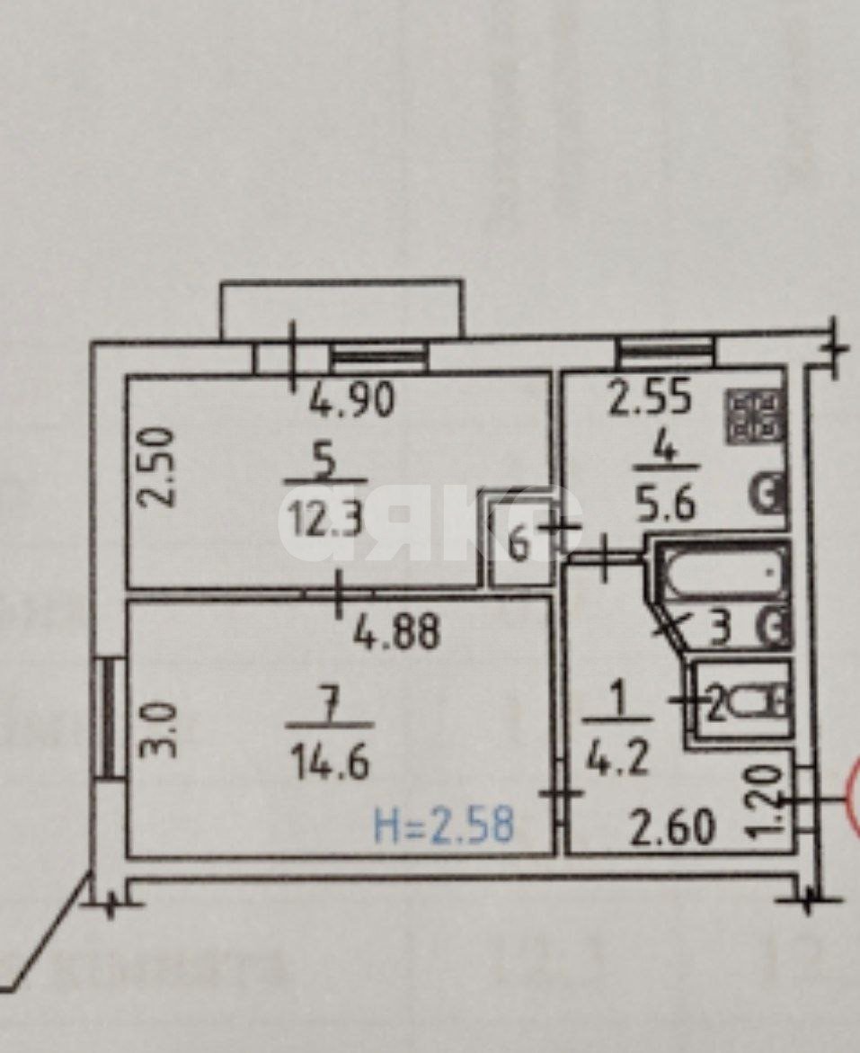 Фото №10: 2-комнатная квартира 40 м² - Мариуполь, Жовтневый, ул. Варганова, 3