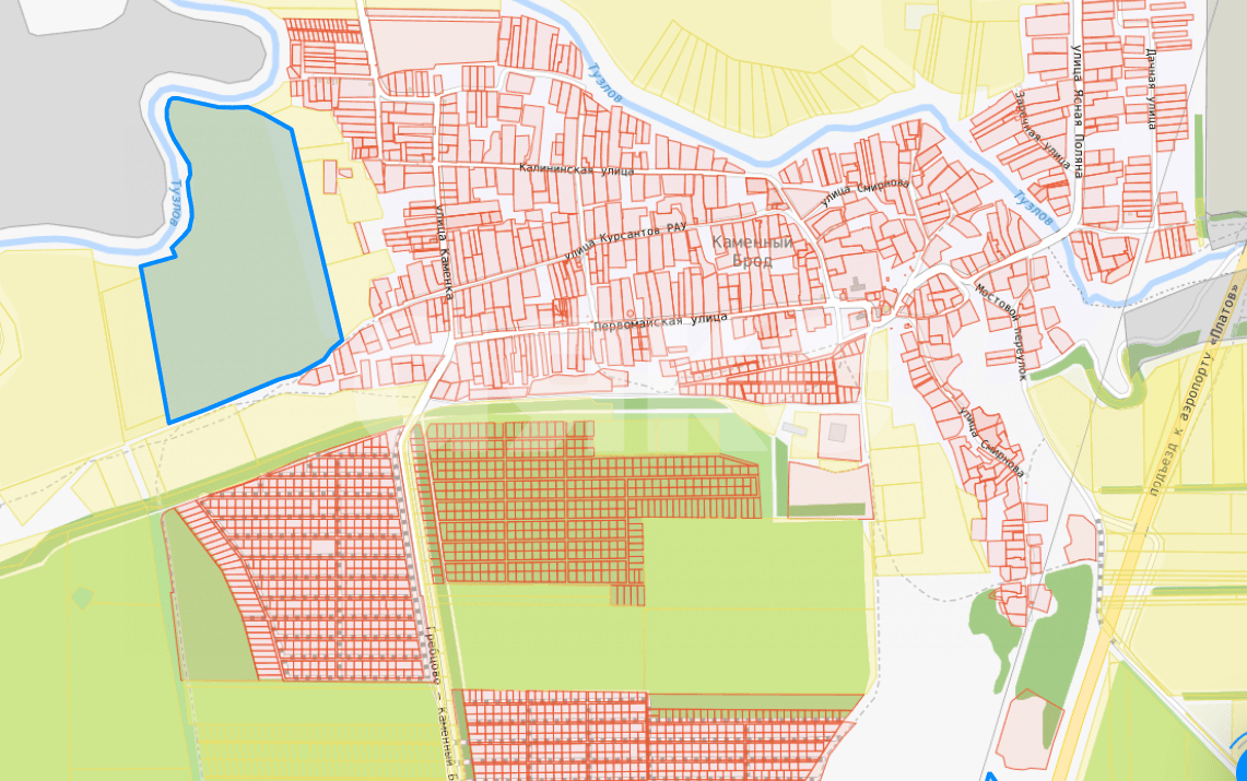 Фото №1: Коммерческая земля 35 сот. - Каменный Брод, ул. Курсантов РАУ, 59