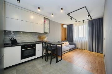 Фото №1: 1-комнатная квартира 43 м² - Краснодар, мкр. жилой комплекс Современник, ул. Гаражная, 107