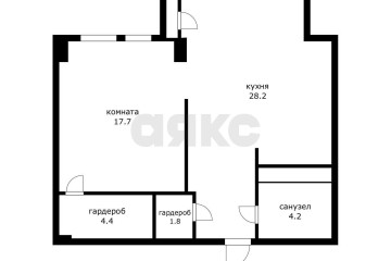 Фото №4: 1-комнатная квартира 56 м² - Краснодар, мкр. Центральный, ул. Будённого, 129