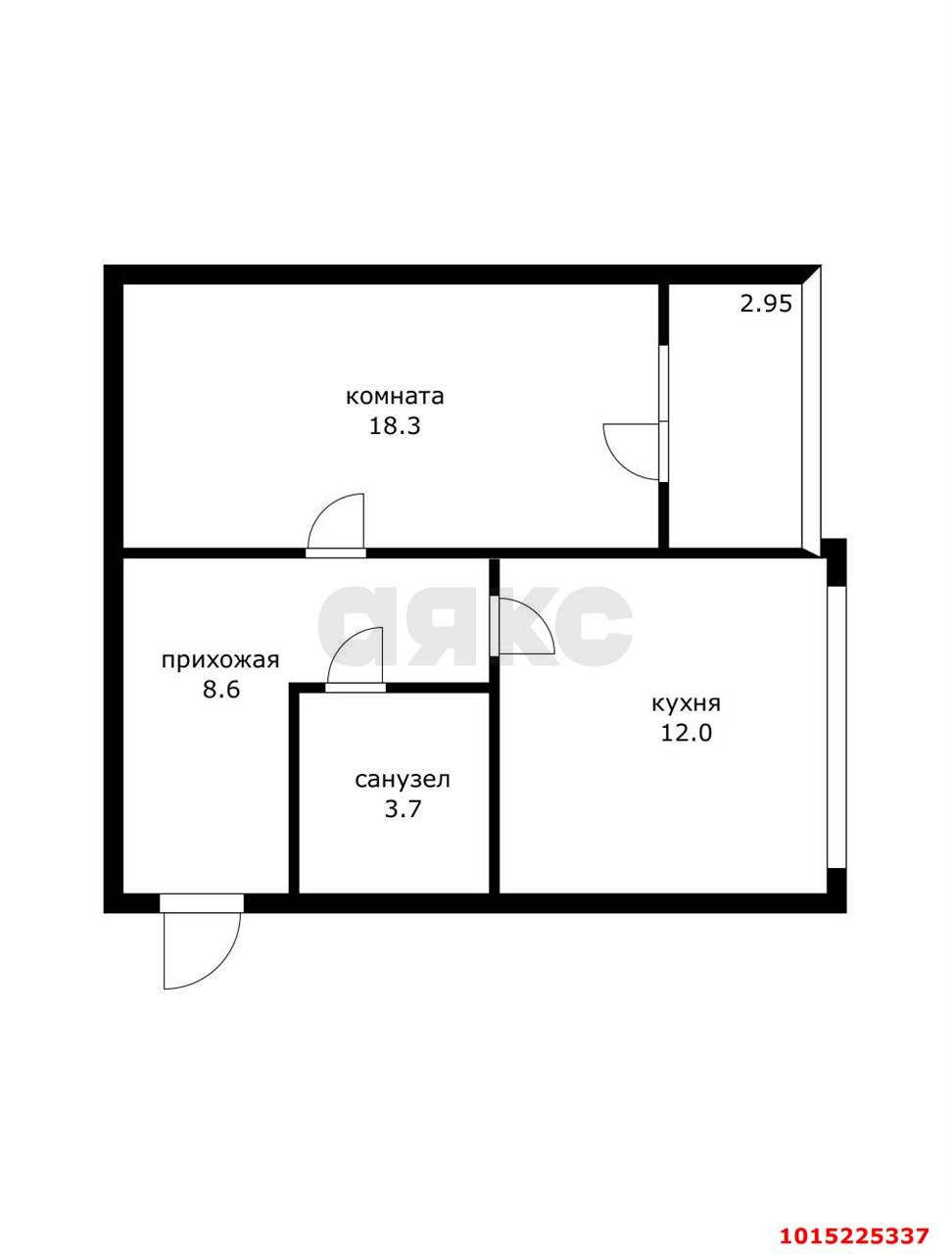 Фото №10: 1-комнатная квартира 39 м² - Краснодар, Музыкальный, ул. имени Сергея Есенина, 82