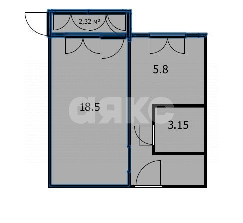 Фото №16: 1-комнатная квартира 32 м² - Анапа, ул. Новороссийская, 238