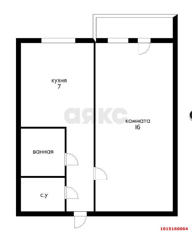 Фото №9: 1-комнатная квартира 32 м² - Краснодар, Юбилейный, ул. 70-летия Октября, 8