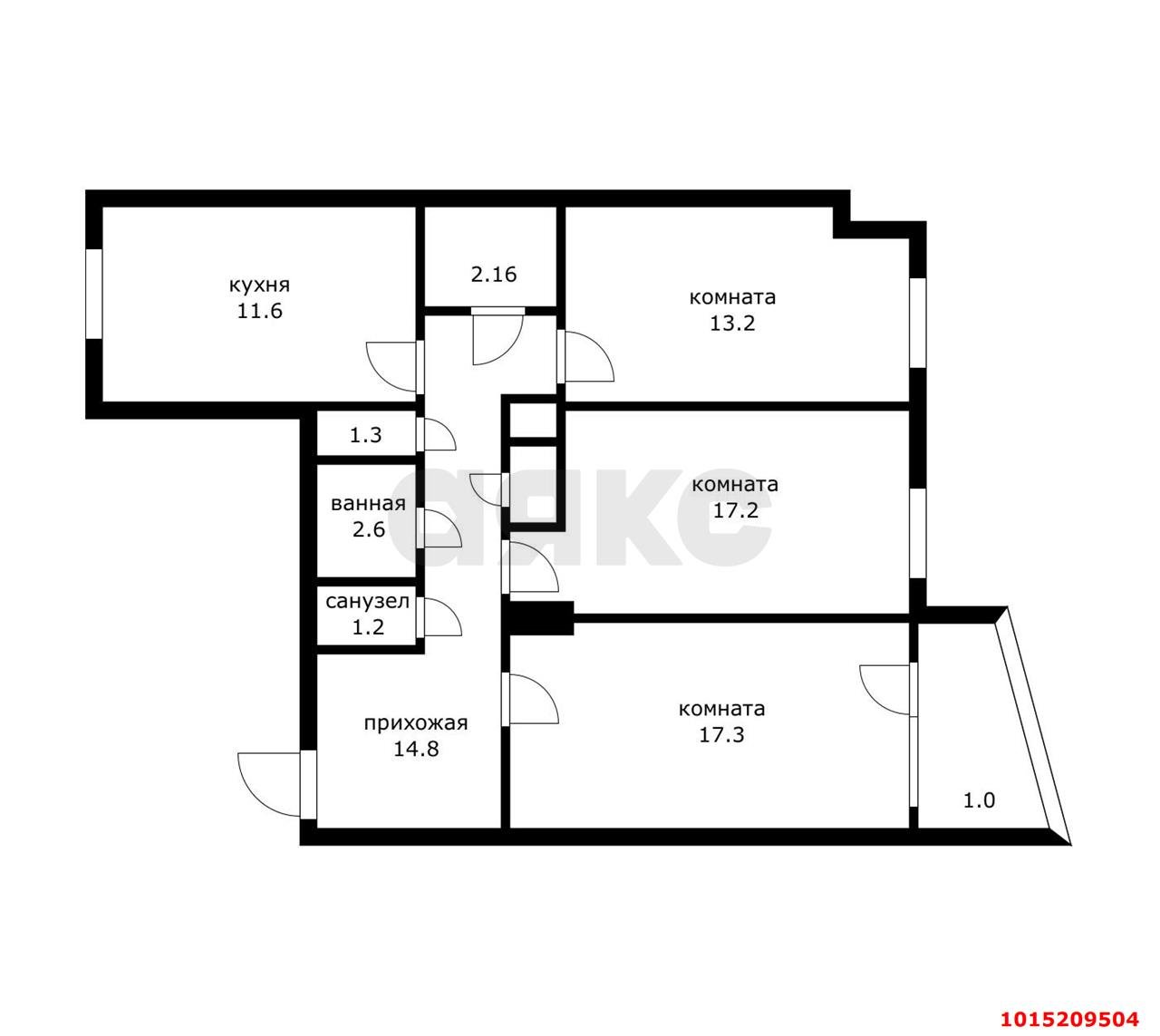 Фото №19: 3-комнатная квартира 82 м² - Феодосия, ул. Назукина, 1