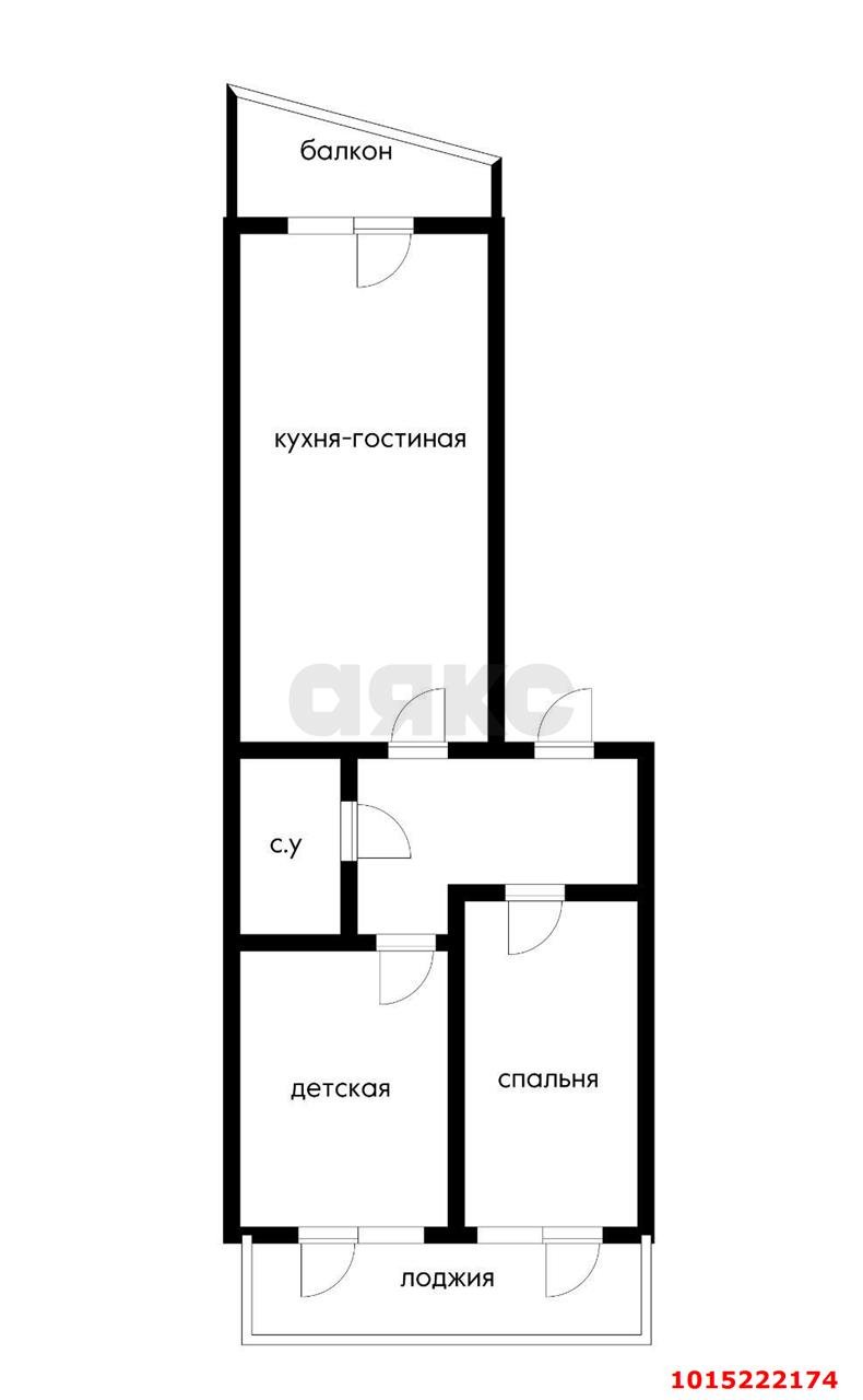 Фото №9: 2-комнатная квартира <span class="whitespace-nowrap">52 м²</span>, <span class="whitespace-nowrap">1/6 эт.</span> - Краснодар, Прикубанский внутригородской округ, мкр. жилой комплекс Мирный, ул. им. Сорока А.М., 2