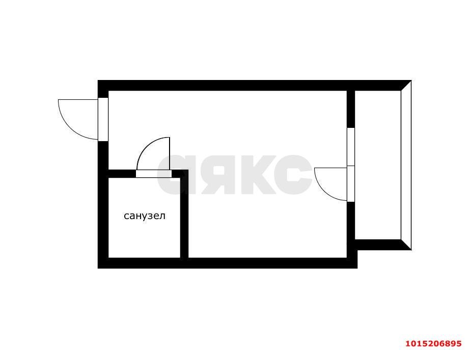 Фото №13: Студия 30 м² - Краснодар, Прикубанский внутригородской округ, мкр. жилой комплекс Мирный, ул. им. Сорока А.М., 2