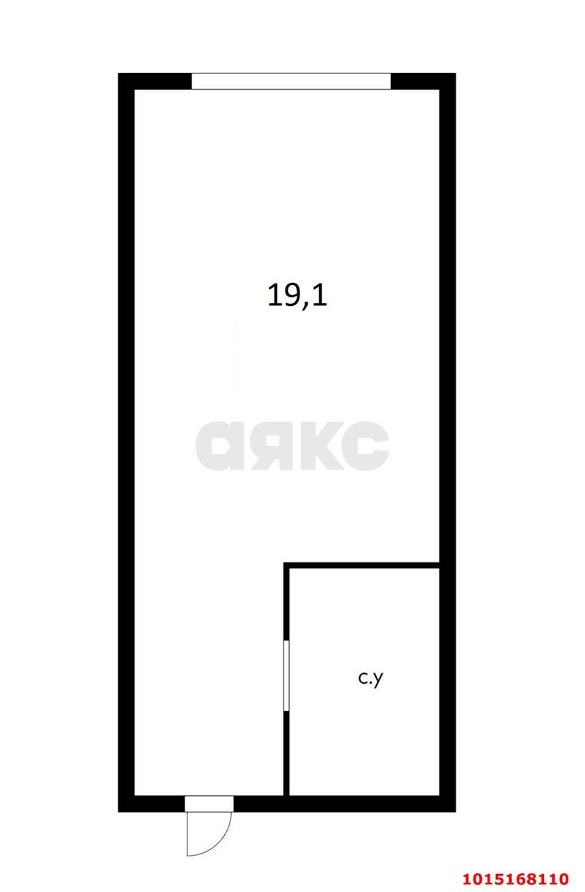 Фото №4: Студия 19 м² - Российский, Прикубанский внутригородской округ, ул. Бигдая, 8