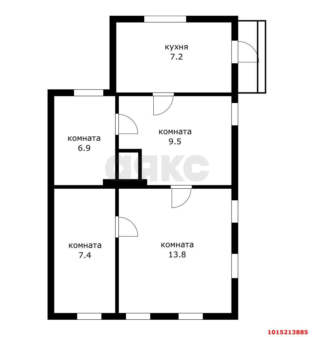 Фото №10: Дом 44 м² + 4 сот. - Краснодар, Хлопчато-бумажный Комбинат, ул. Хабаровская, 30
