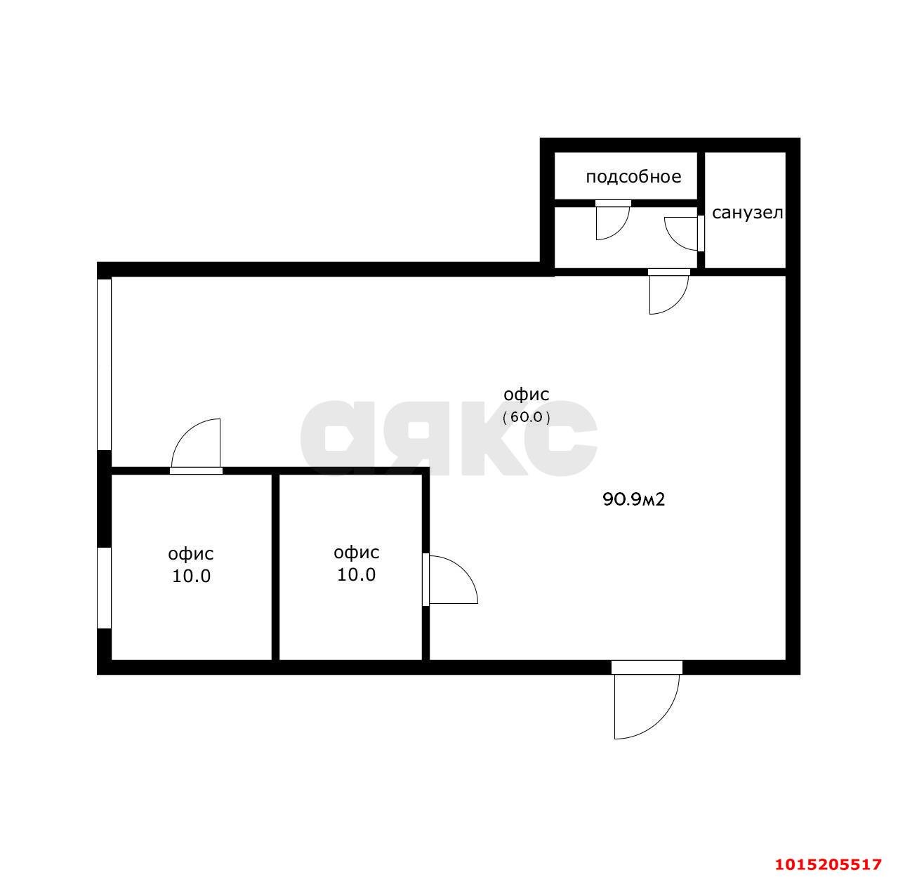 Фото №15: Коммерция 90 м² - Краснодар, ЖК Краснодар Сити, Западный внутригородской округ, Фестивальный, мкр. жилой комплекс Краснодар Сити, ул. Шоссе Нефтяников, 18к4