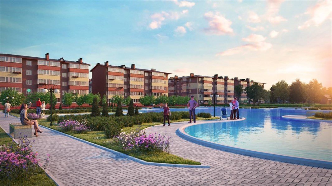 Фото №6: 1-комнатная квартира 28 м² - Новая Адыгея, жилой комплекс Дарград