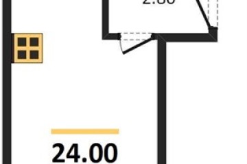 Фото №1: Студия 24 м² - Новая Адыгея, мкр. жилой комплекс Дарград, 