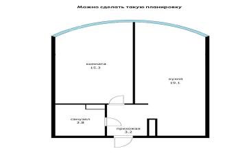 Фото №4: 1-комнатная квартира 39 м² - Краснодар, мкр. жилой комплекс Самолёт-4, ул. Константина Гондаря, 103к1