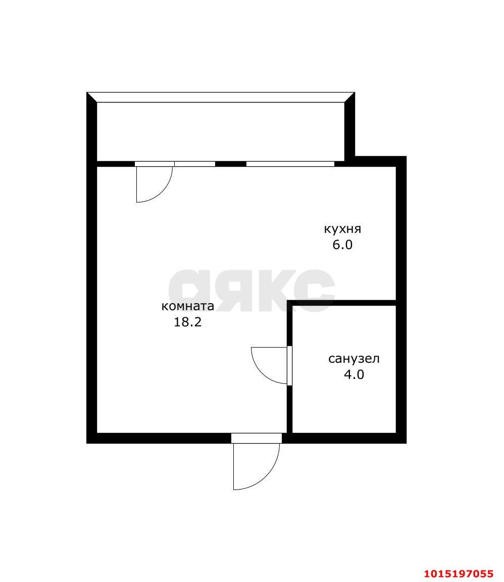 Фото №9: 1-комнатная квартира 32 м² - Краснодар, Карасунский внутригородской округ, мкр. Хлопчато-бумажный Комбинат, ул. Таганрогская, 22/1