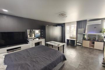 Фото №2: 1-комнатная квартира 32 м² - Краснодар, мкр. Хлопчато-бумажный Комбинат, ул. Таганрогская, 22/1