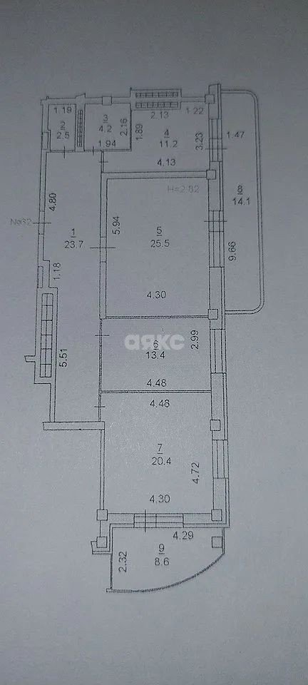 Фото №14: 3-комнатная квартира 124 м² - Ростов-на-Дону, Северный, пр-кт Космонавтов, 37