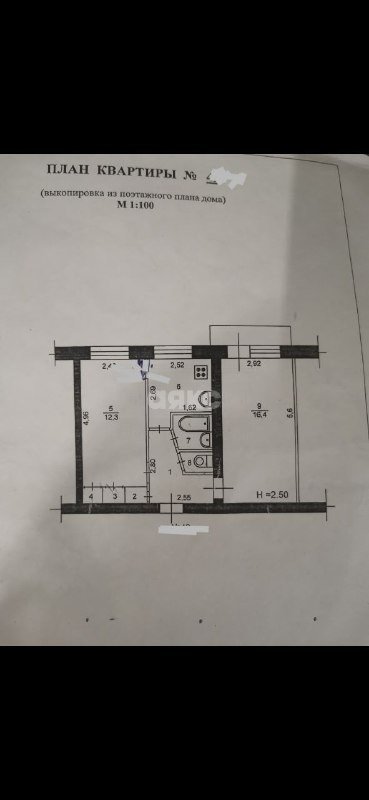 Фото №10: 2-комнатная квартира 44 м² - Волгоград, Центральный, ул. Дымченко, 10