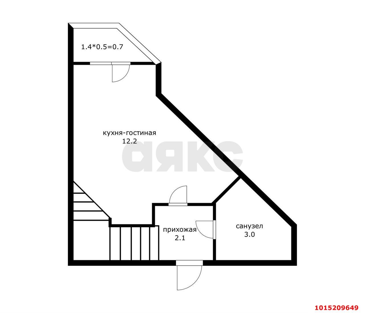 Фото №13: 1-комнатная квартира 40 м² - Краснодарский, Прикубанский внутригородской округ, 69