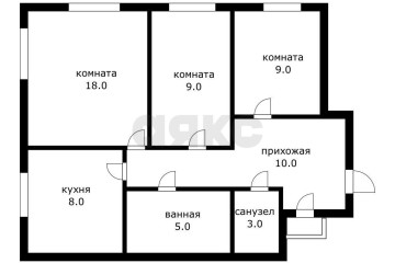 Фото №4: 3-комнатная квартира 61 м² - Краснодар, мкр. Фестивальный, ул. имени Дзержинского, 117