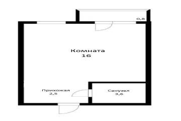 Фото №5: Студия 22 м² - Берёзовый, мкр. жилой комплекс Прогресс, ул. имени А.Н. Лодыгина, 5