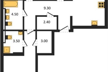 Фото №1: 3-комнатная квартира 85 м² - Краснодар, мкр. Прикубанский внутригородской округ, 