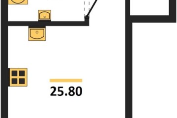 Фото №1: Студия 25 м² - Краснодар, мкр. жилой комплекс Самолёт-7, 