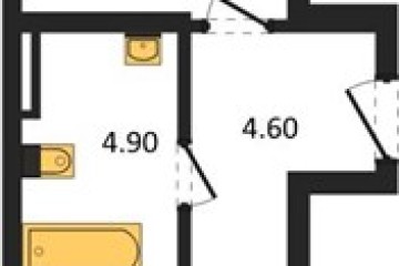 Фото №1: 1-комнатная квартира 43 м² - Краснодар, мкр. жилой комплекс Самолёт-7, 