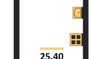 Фото №1: Студия 25 м² - Краснодар, мкр. жилой комплекс Самолёт-7, 