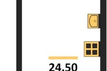 Фото №1: Студия 24 м² - Краснодар, мкр. жилой комплекс Самолёт-7, 