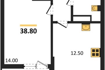 Фото №1: 1-комнатная квартира 38 м² - Краснодар, мкр. Прикубанский внутригородской округ, 