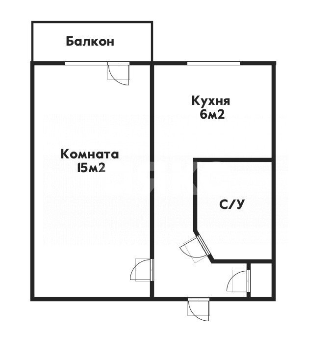 Фото №8: 1-комнатная квартира 29 м² - Геленджик, ул. Тельмана, 7