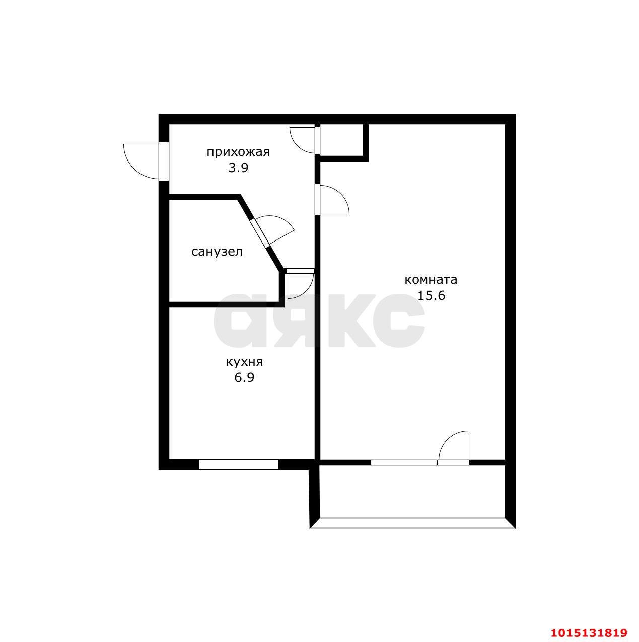 Фото №10: 1-комнатная квартира 30 м² - Краснодар, Гидростроителей, ул. Трудовой Славы, 24