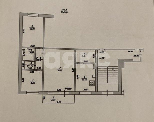 Фото №13: 3-комнатная квартира 70 м² - Кореновск, Военный городок, ул. Циолковского, 34