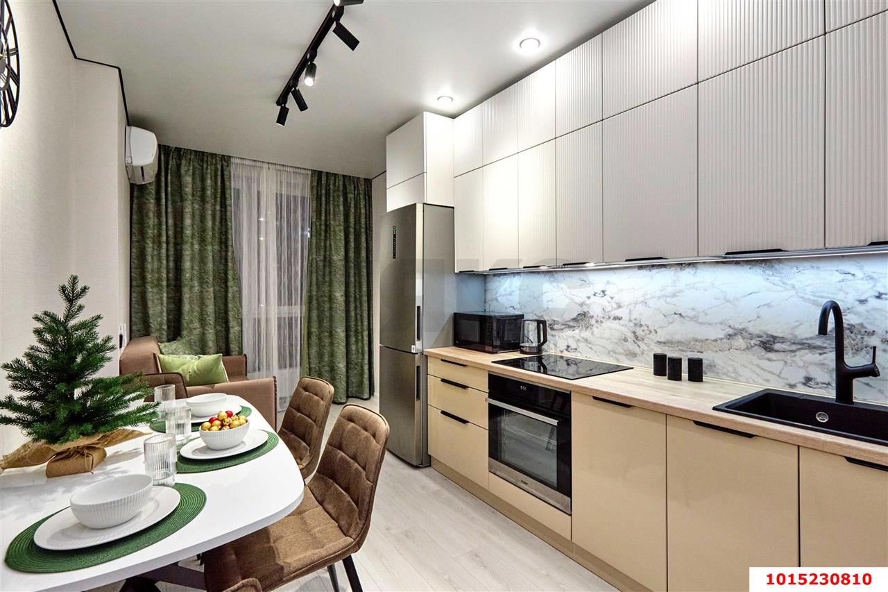 Фото №1: 1-комнатная квартира 43 м² - Краснодар, Солнечный, Прикубанский внутригородской округ, мкр. Фестивальный, ул. имени Симиренко, 43