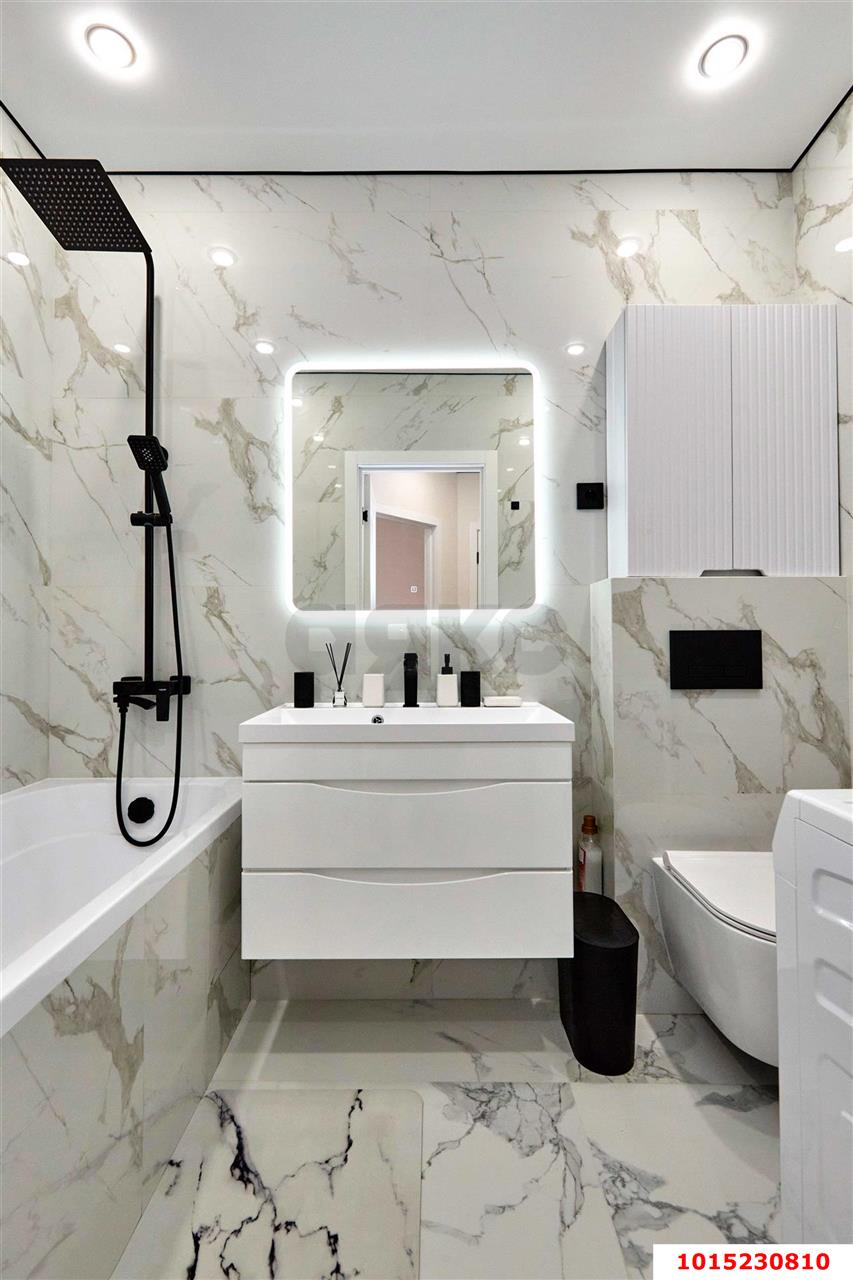 Фото №12: 1-комнатная квартира 43 м² - Краснодар, Солнечный, Прикубанский внутригородской округ, мкр. Фестивальный, ул. имени Симиренко, 43