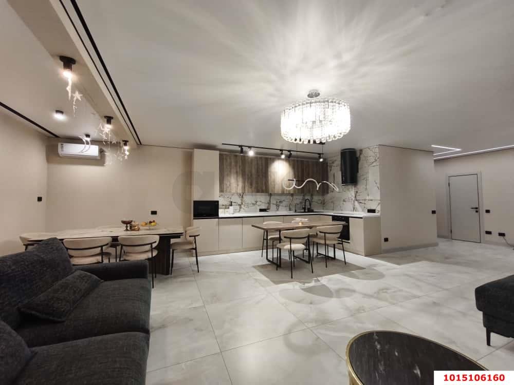 Фото №1: 3-комнатная квартира 96 м² - Краснодар, Карасунский внутригородской округ, Хлопчато-бумажный Комбинат, мкр. жилой комплекс Элегант, ул. Старокубанская, 131/1