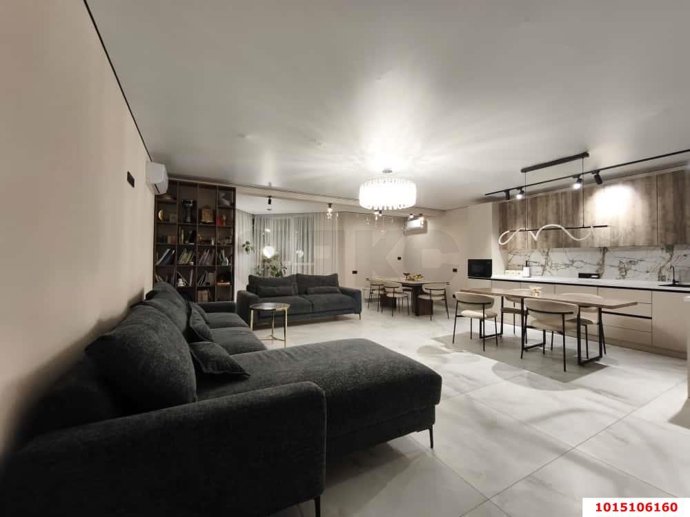 Фото №3: 3-комнатная квартира 96 м² - Краснодар, Карасунский внутригородской округ, Хлопчато-бумажный Комбинат, мкр. жилой комплекс Элегант, ул. Старокубанская, 131/1