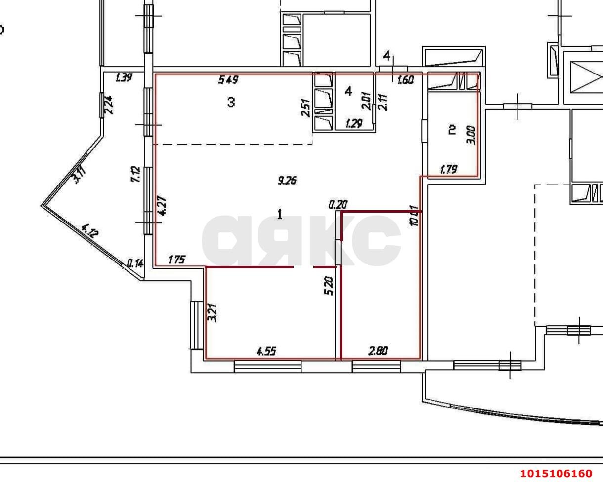 Фото №16: 3-комнатная квартира 96 м² - Краснодар, жилой комплекс Элегант, ул. Старокубанская, 131/1