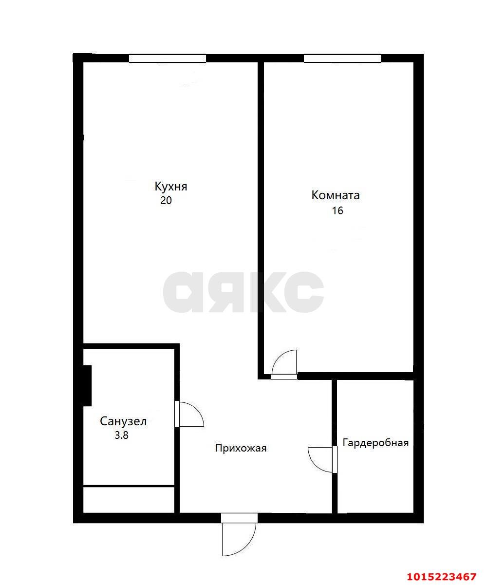 Фото №12: 1-комнатная квартира 39 м² - Краснодар, Центральный, ул. Красная, 176