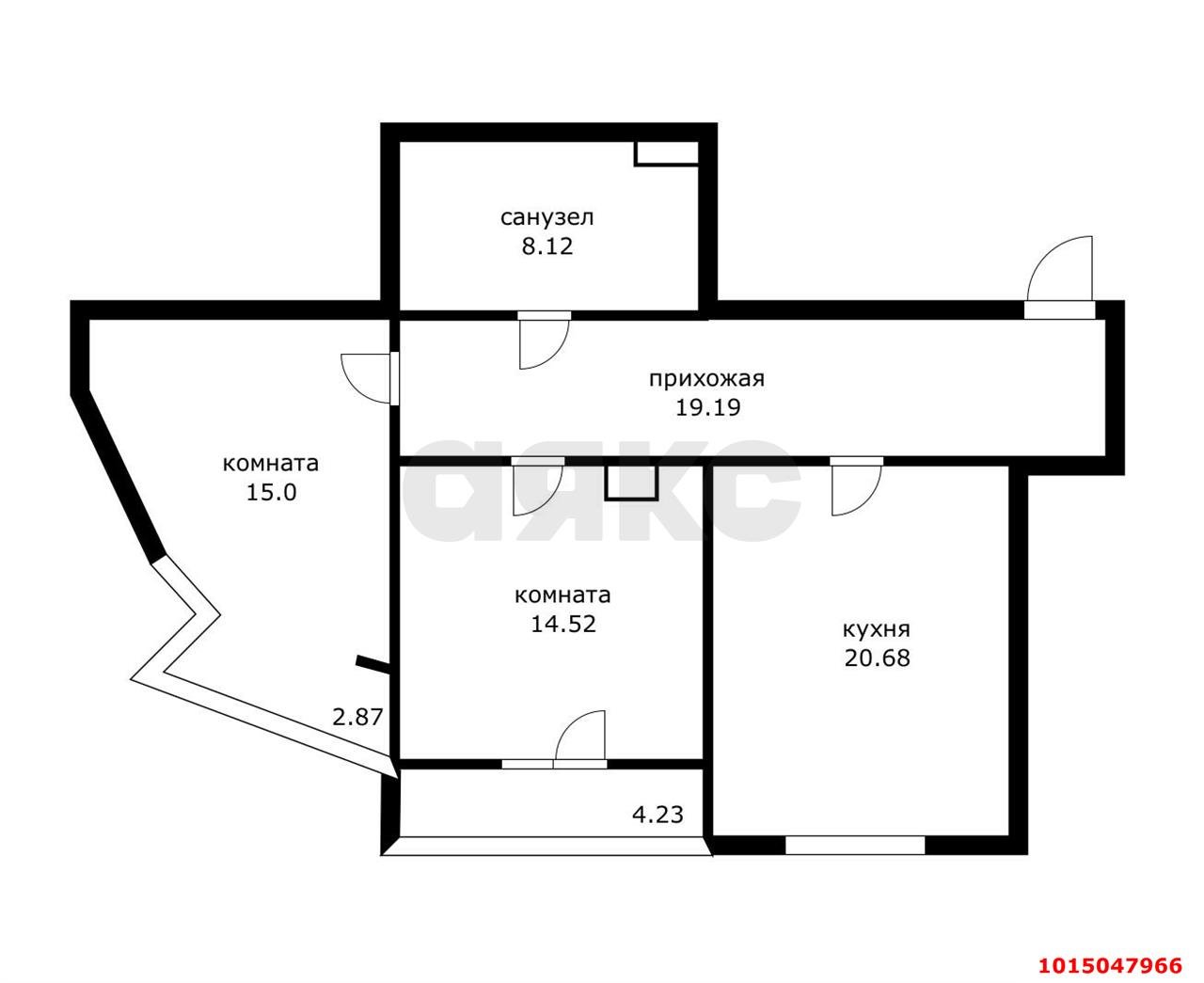 Фото №13: 3-комнатная квартира 90 м² - Краснодар, Юбилейный, б-р Платановый, 2