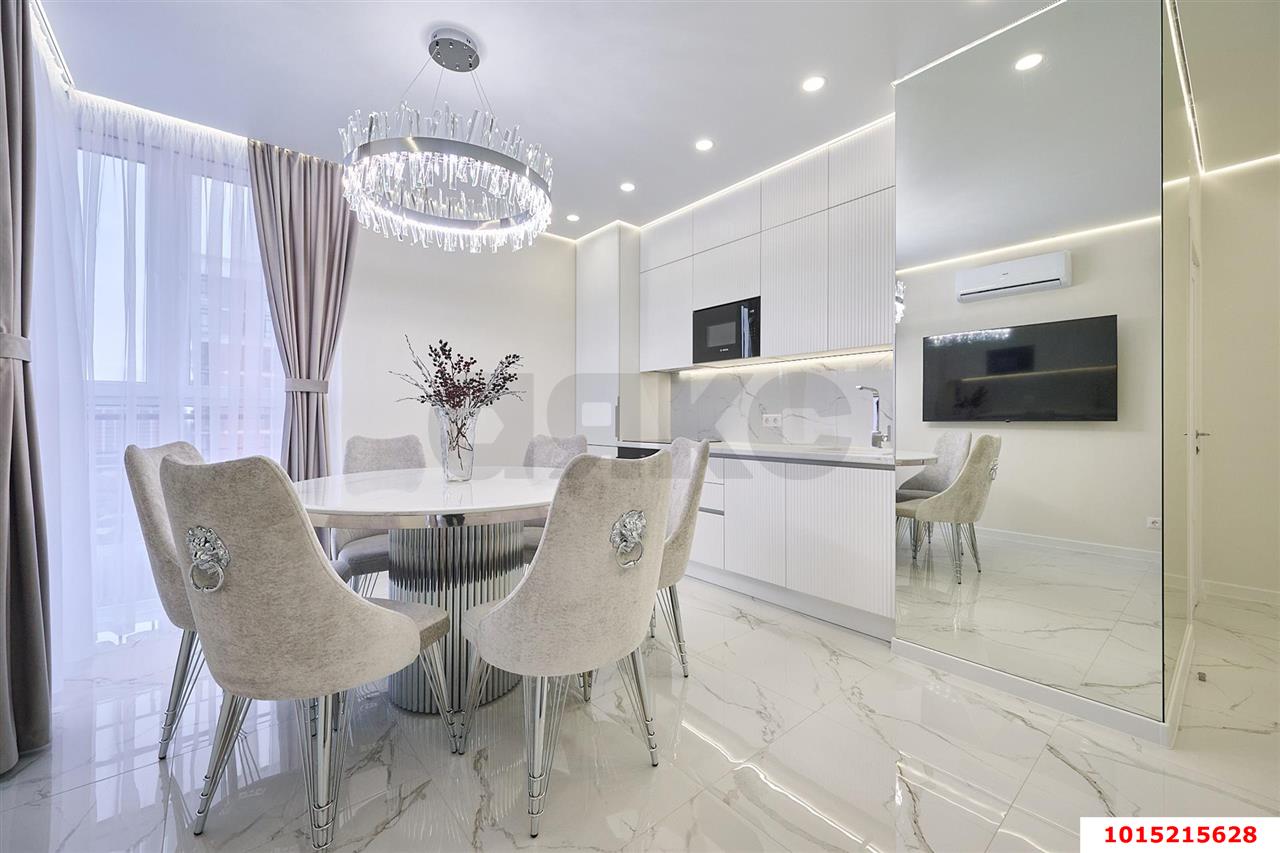 Фото №4: 2-комнатная квартира 61 м² - Краснодар, Прикубанский внутригородской округ, мкр. жилой комплекс Самолёт-6, ул. Ивана Беличенко, 90