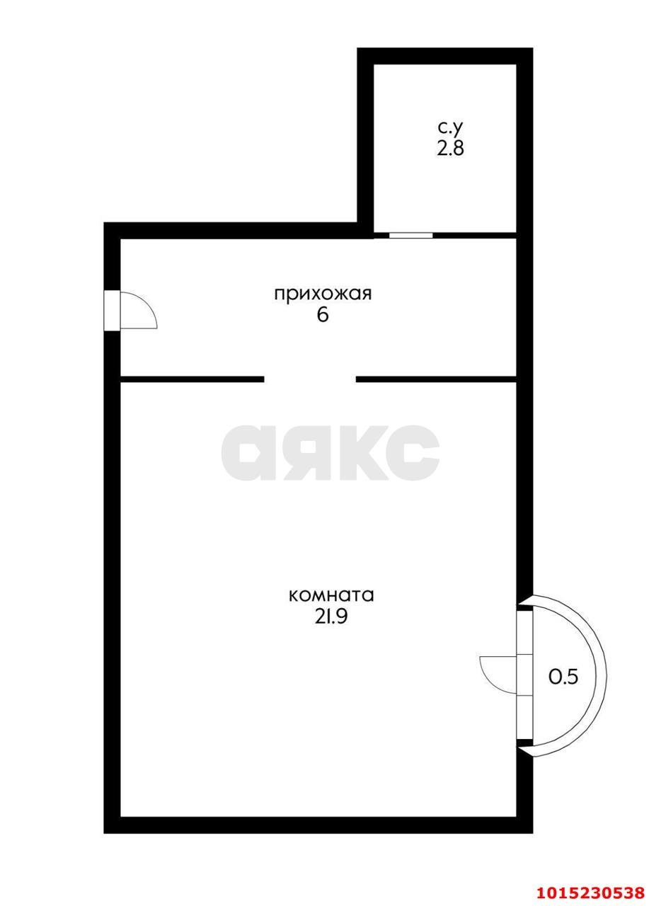 Фото №8: Студия 32 м² - Российский, ЖК Лучистый, ул. Шевкунова, 5