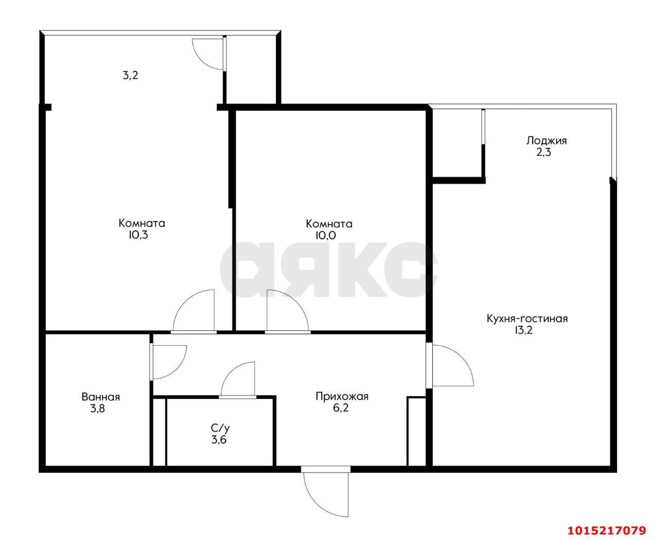 Фото №14: 2-комнатная квартира 52 м² - Краснодар, жилой комплекс Зелёный театр, ул. Западный Обход, 39/1к6