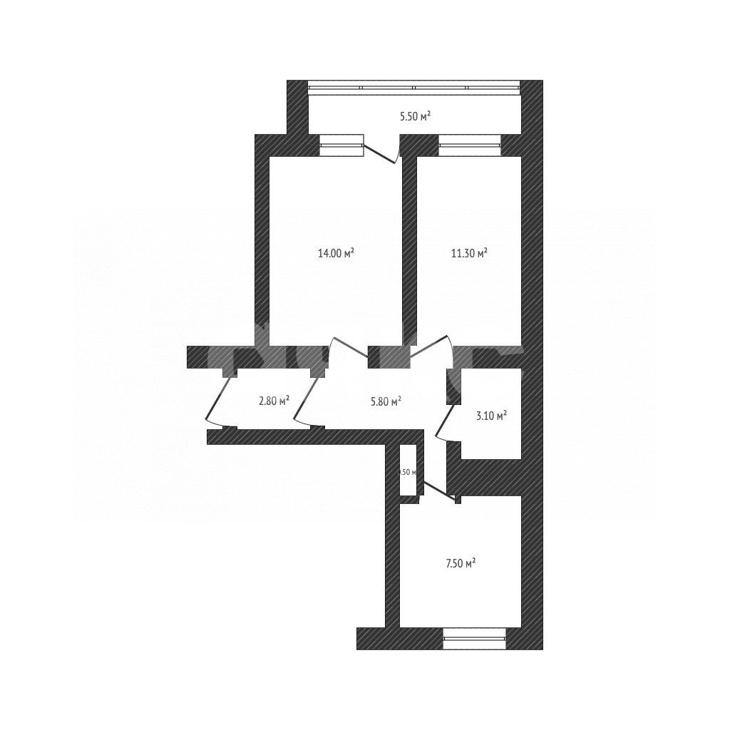 Фото №9: 2-комнатная квартира 50 м² - Краснодон, ул. Артёма, 9