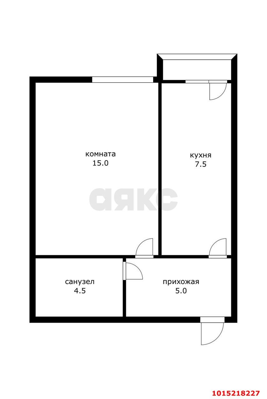 Фото №10: 1-комнатная квартира 32 м² - Яблоновский, ул. Совхозная, 20/1