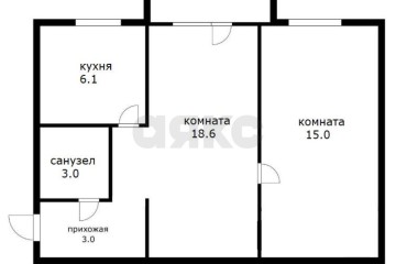 Фото №1: 2-комнатная квартира 45 м² - Краснодар, мкр. Черёмушки, ул. Селезнёва, 154