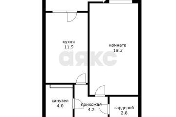 Фото №1: 1-комнатная квартира 41 м² - Краснодар, мкр. жилой комплекс Дуэт, ул. Душистая, 77