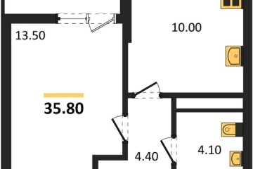 Фото №1: 1-комнатная квартира 35 м² - Краснодар, мкр. Прикубанский внутригородской округ, 