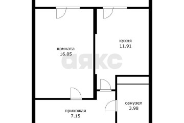 Фото №2: 1-комнатная квартира 44 м² - Знаменский, мкр. Родные Просторы, ул. Природная, 10Б