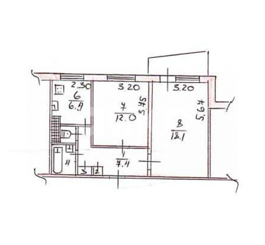 Фото №22: 2-комнатная квартира 50 м² - Симферополь, Героев Сталинграда, ул. Героев Сталинграда, 29