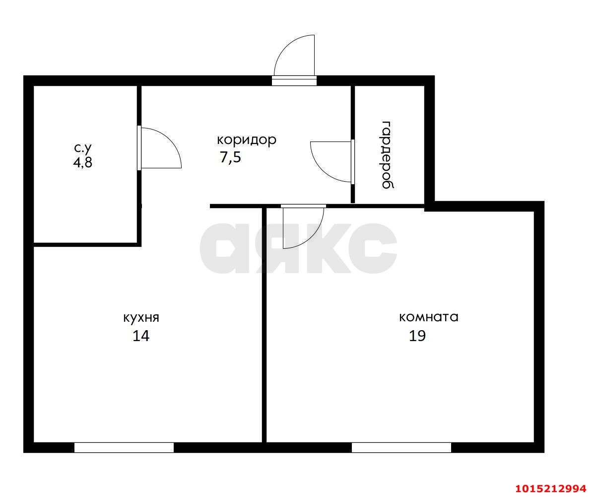 Фото №20: 1-комнатная квартира 47 м² - Краснодар, Фестивальный, ул. Гаражная, 79/1